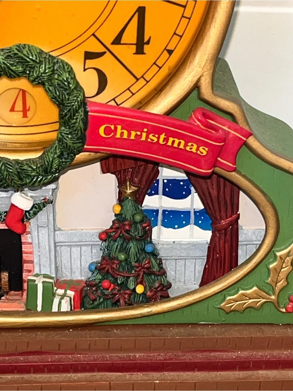 AVON 2007 ADVENT CLOCK: Musical Lights • Countdown Days Left Until Christmas